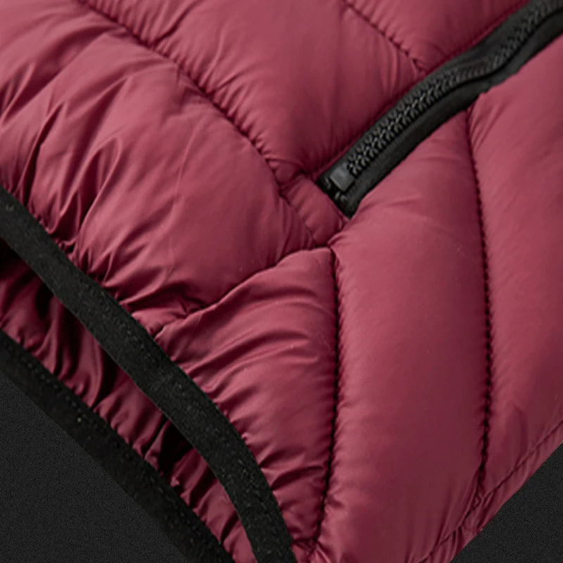 Gilet Termico Impermeabile Uomo CHRLCK per Trekking Campeggio Caccia Sci Pesca Invernale Taglia Grande Caldo e Leggero