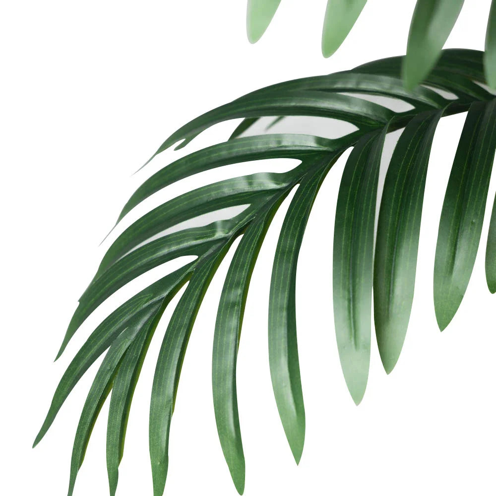 Palma Tropicale Artificiale Grande 90-120 cm Con Foglie Monstera In Plastica Per Decorazioni Casa Giardino Matrimonio