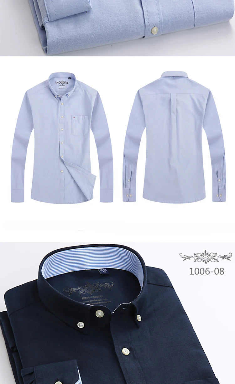 Novità Camicia Da Uomo Slim Fit Maniche Lunghe Formale Con Tasca Singola In Morbido Cotone Scozzese Per Ufficio