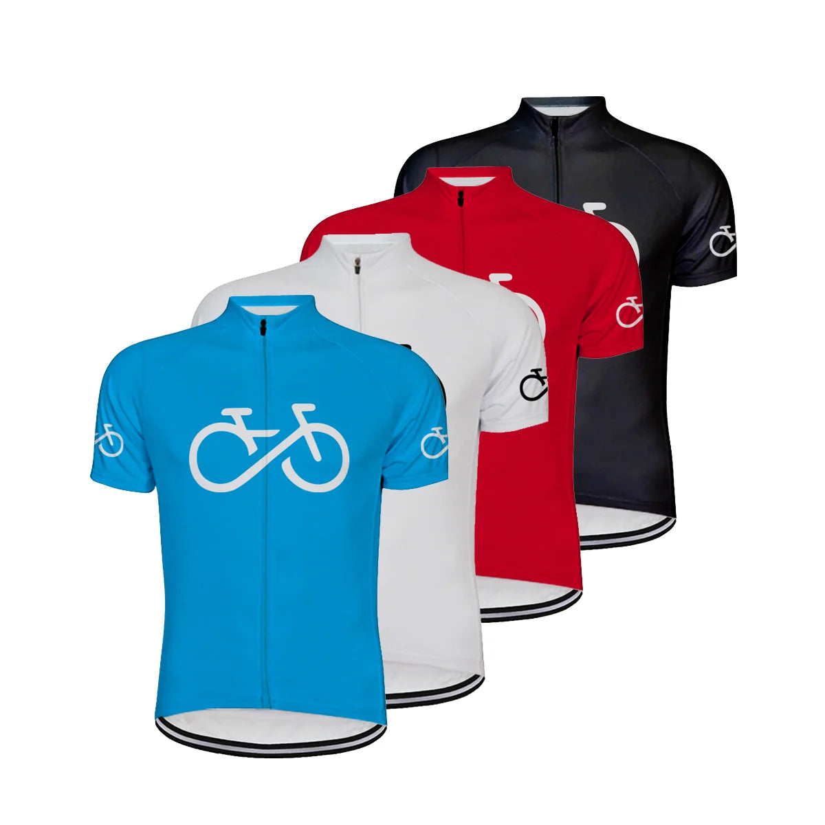 Nuova Maglia Da Ciclismo Manica Corta Discesa Uomo Mountain Bike MTB Traspirante Asciugatura Rapida Tasche