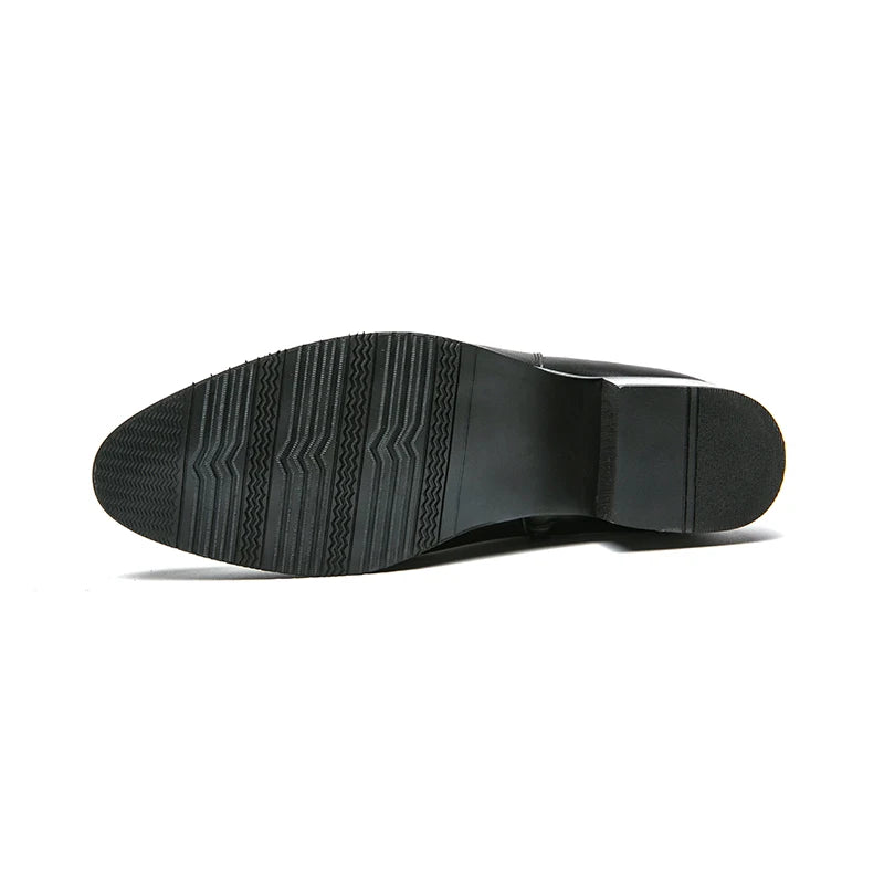 Scarpe Da Uomo Stivaletti Chelsea Impermeabili In Pelle Casual E Business Retrò Mocassini Classici