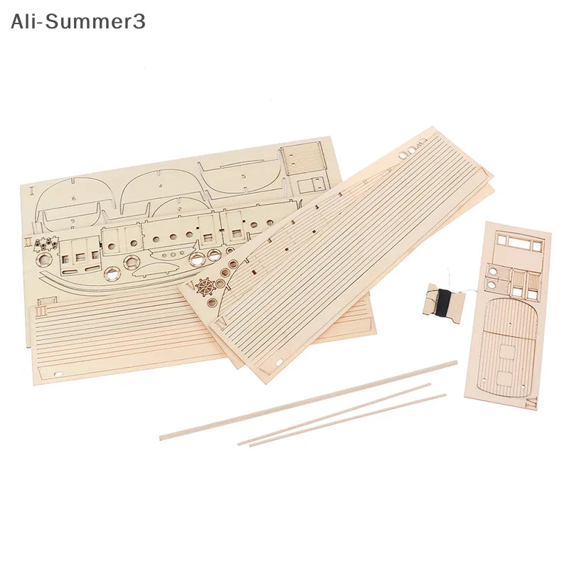 1:30 Modello di assemblaggio di navi Barca a vela in legno Kit in legno fai da te Puzzle Giocattoli Regalo