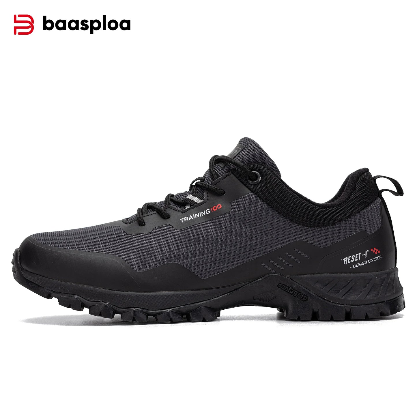 Baasploa Scarpe Da Trekking Uomo Impermeabili Antiscivolo Resistente All Usura Per Esploratori Outdoor M7306