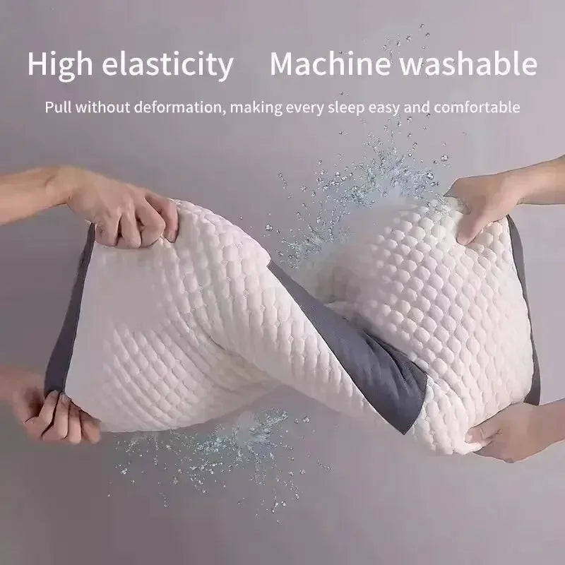 Cuscino In Cotone Lavorato A Maglia Protezione Cervicale Ausilio Al Sonno Nucleo Del Cuscino Dormitorio Adulti