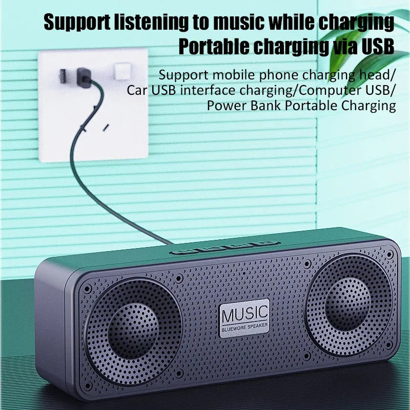 Altoparlante Bluetooth Portatile Con Subwoofer Integrato S18 Per Computer E Smartphone Ideale Per Studenti Creativi