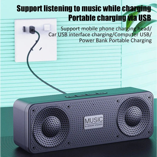 Altoparlante Bluetooth Portatile Con Subwoofer Integrato S18 Per Computer E Smartphone Ideale Per Studenti Creativi