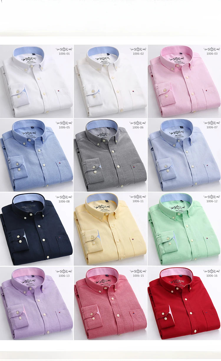 Novità Camicia Da Uomo Slim Fit Maniche Lunghe Formale Con Tasca Singola In Morbido Cotone Scozzese Per Ufficio