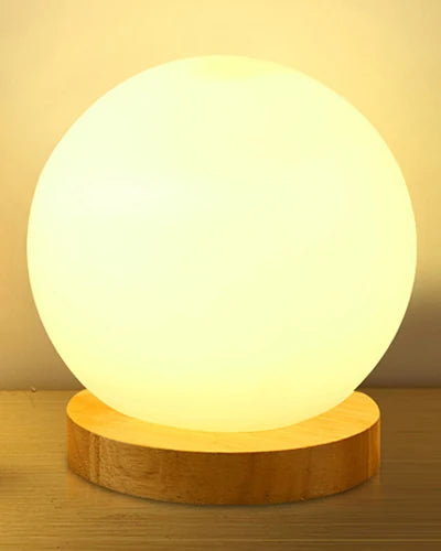 Adelier Lampada Da Tavolo Moderna Ferro Corpo Bianco Base In Legno Giallo Telaio Per Camera Da Letto Soggiorno Lettura