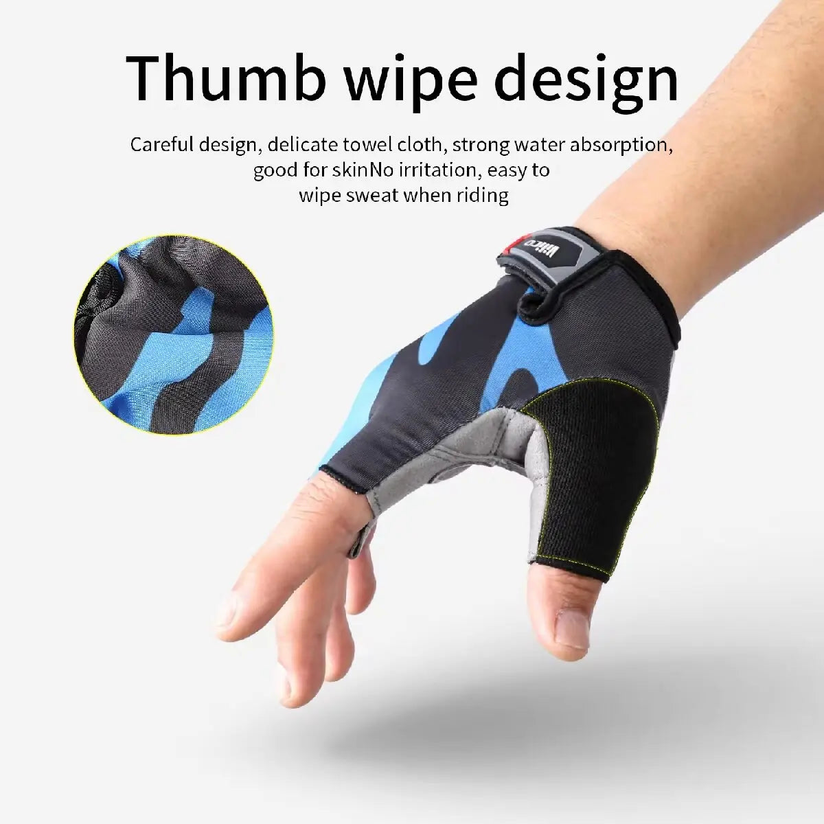 Guanti Da Ciclismo Estivi Mezze Dita Donna Traspiranti Per Assorbimento Urti MTB Accessori Da Ciclismo