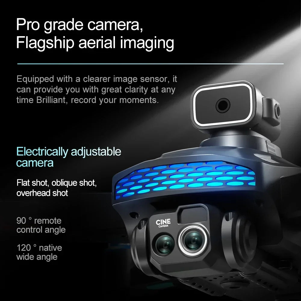 Drone Lenovo M6 8K Pro Con WiFi 5G FPV Fotocamera 4K HD Per Riprese Aeree Professionali Telecomando Con Schermo