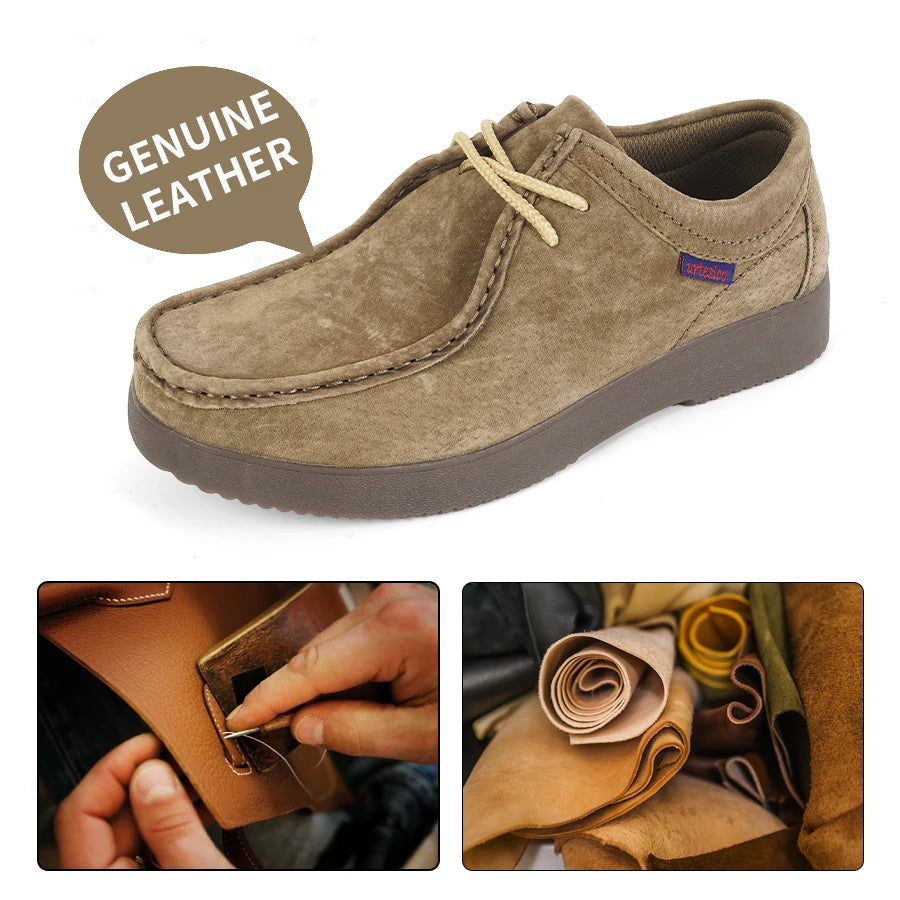 Scarpe da Uomo Cucite a Mano in Pelle Premium Mocassini Casual alla Moda Scarpe Eleganti Per Lavoro Quotidiano