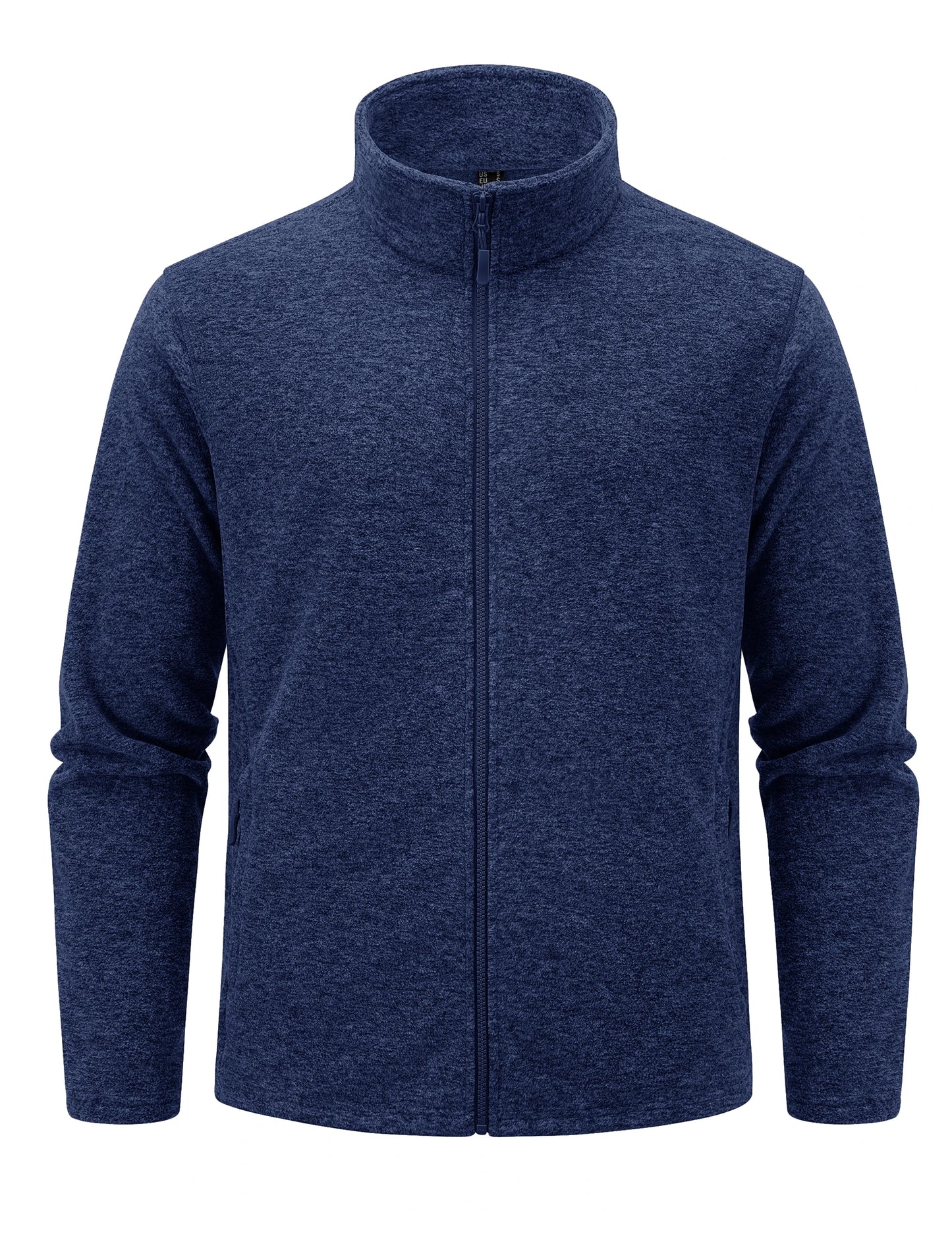 Giacche In Pile Leggere Uomo Con Colletto Alla Coreana Zip Intera Primaverile Sportiva Con Tasche Capispalla