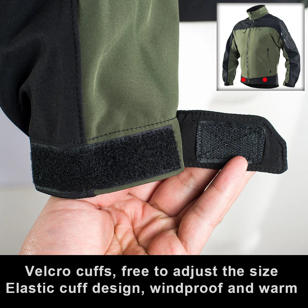 Giacca Tattica In Pile Mimetico Militare Da Uomo Softshell Impermeabile Per Safari Dell Esercito Invernale