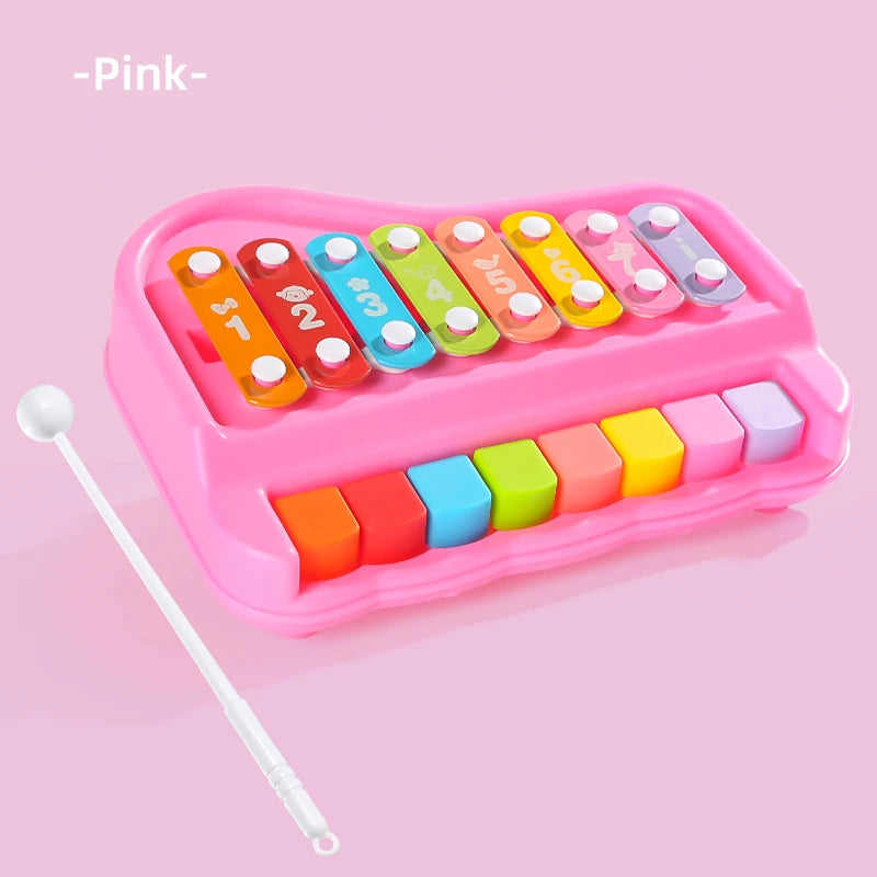 Xilofono Educativo Montessori Per Bambini A 8 Toni Strumenti Musicali Giocattoli Percussione Per 0 3 Anni