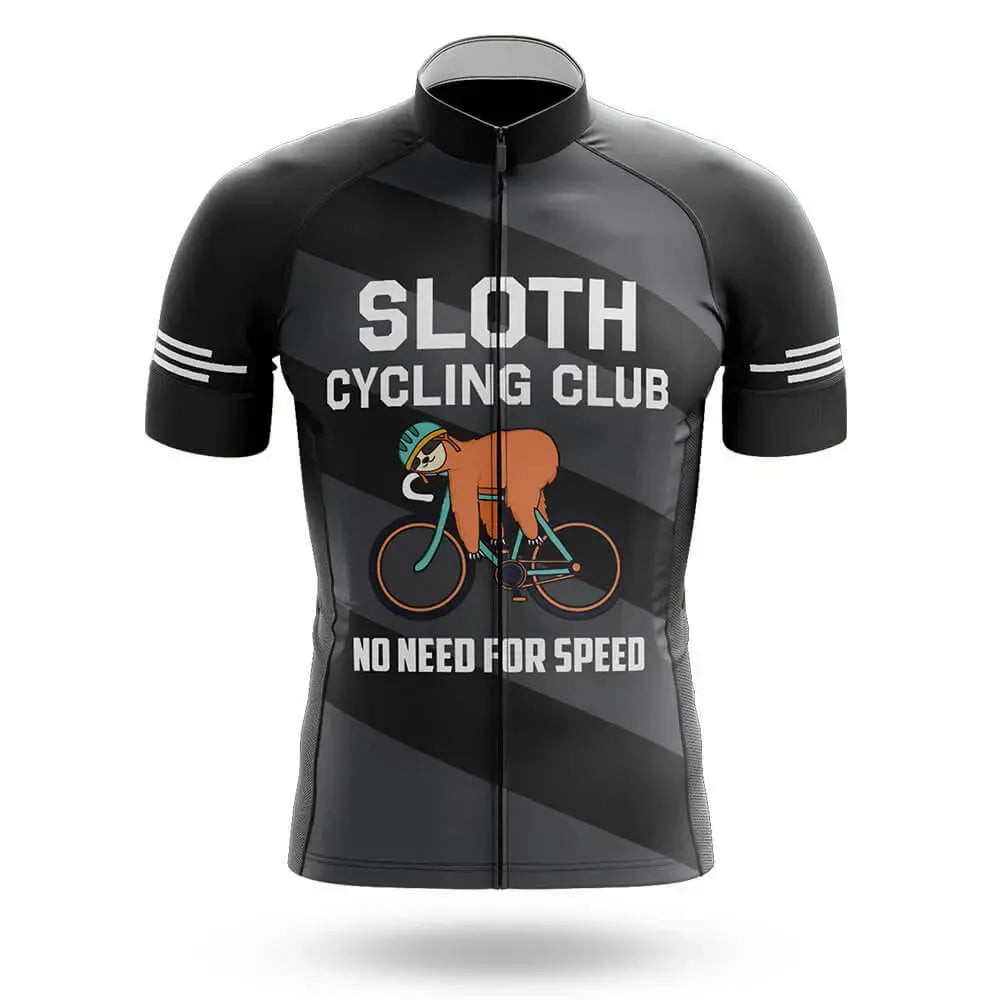 Maglia Da Ciclismo Estiva Uomo 2025 Sloth Team Maniche Corte Traspirante Con Tasca Posteriore E Protezione UV