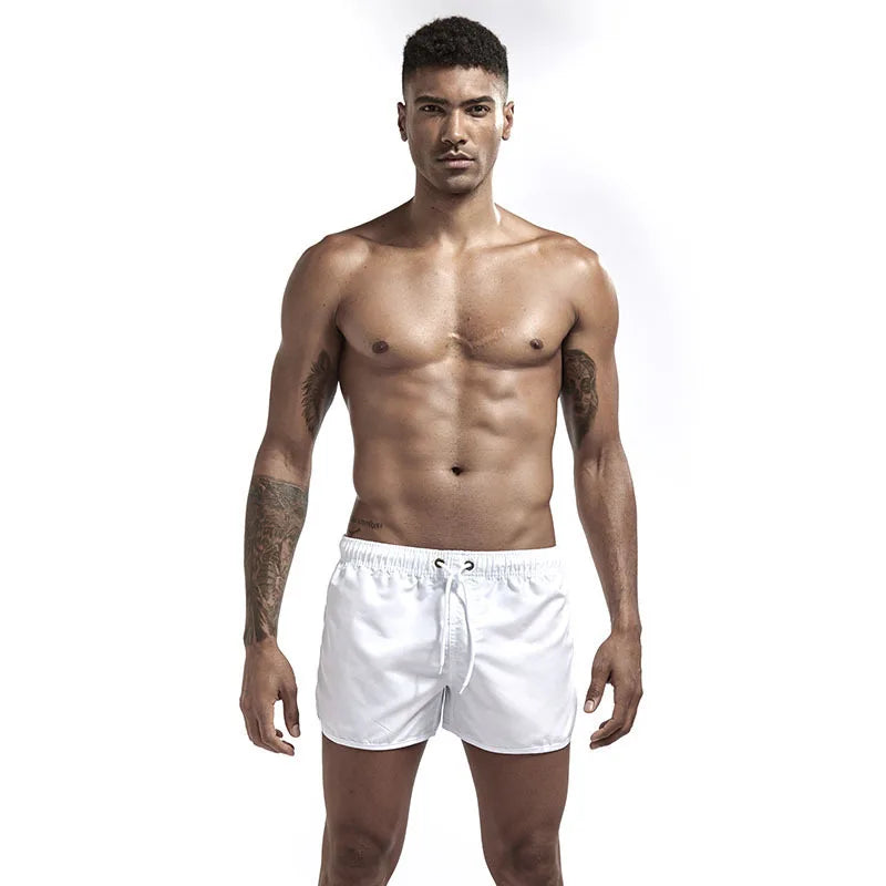 Pantaloncini da Bagno da Uomo da Surf ad Asciugatura Rapida Traspiranti con Coulisse e Tasche per Spiaggia Estiva
