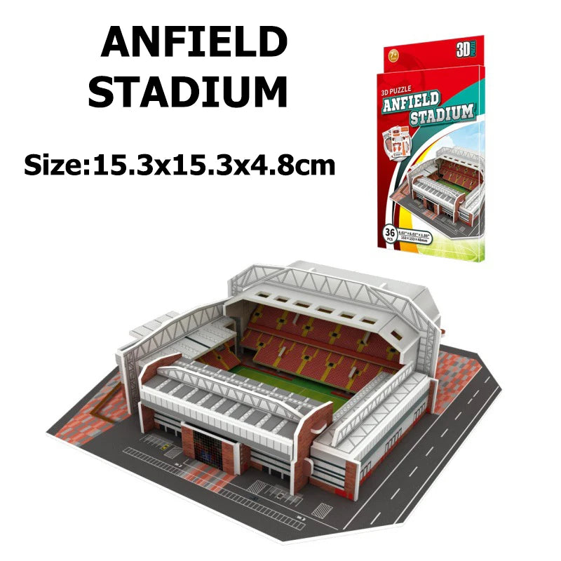 Campo Da Calcio In Miniatura 3D Puzzle Fai Da Te Dei Stadi Famosi Per Fan E Regalo Di Compleanno