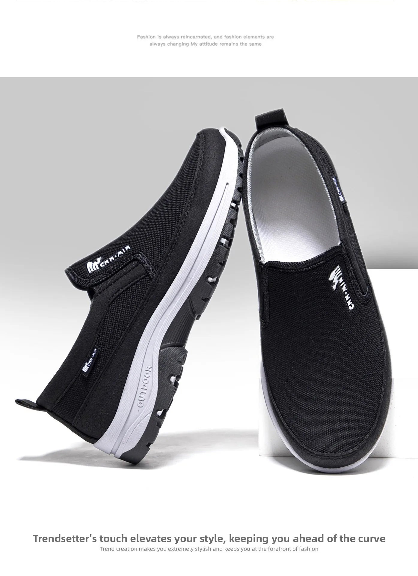 Scarpe Casual Unisex In Tela Con Suola Morbida Traspiranti Slip On Facili Da Indossare Uomo E Donna