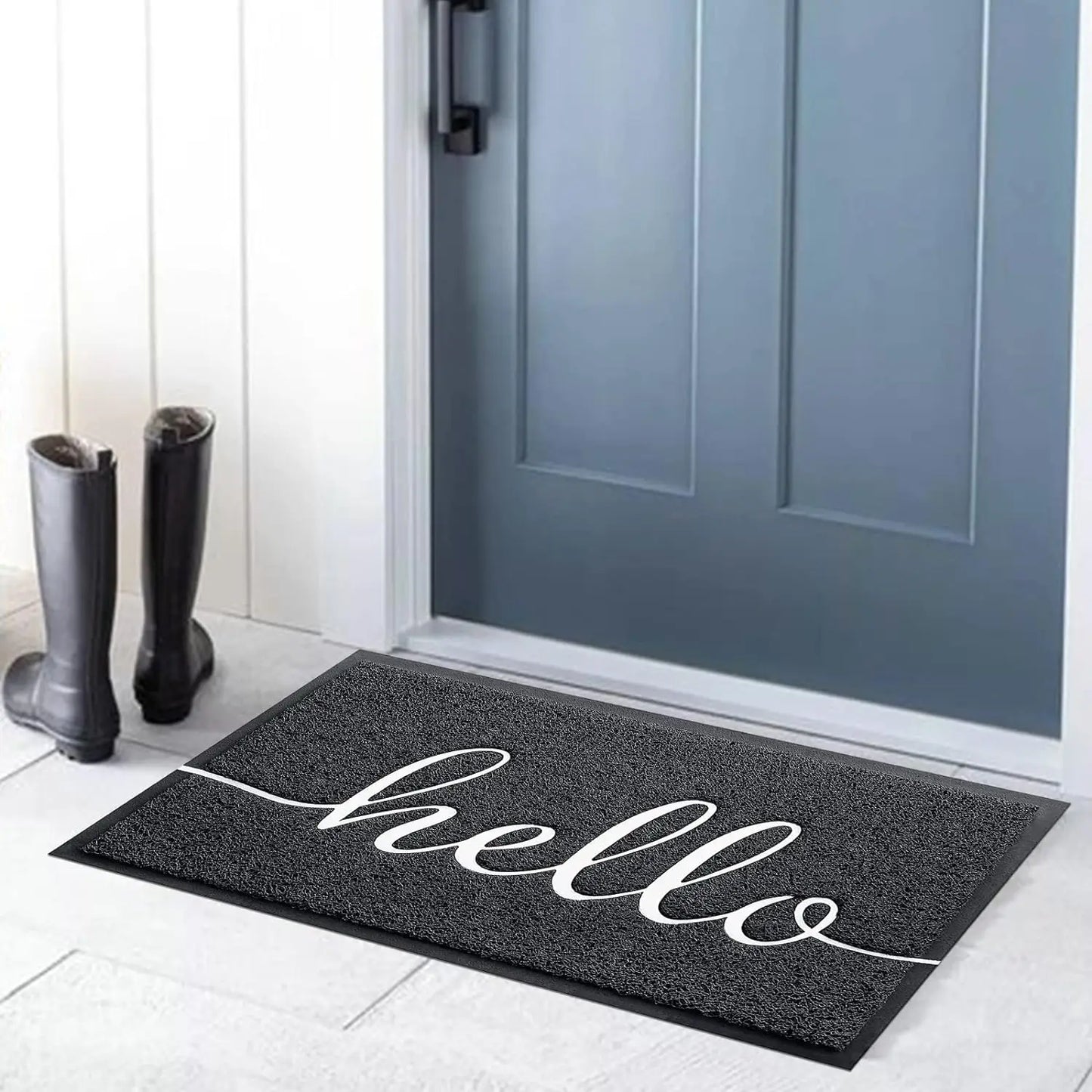 Tappetini Ingresso Antiscivolo Resilienti Assorbimento Del Fango Facili Da Pulire Adatti Per Garage E Ingressi
