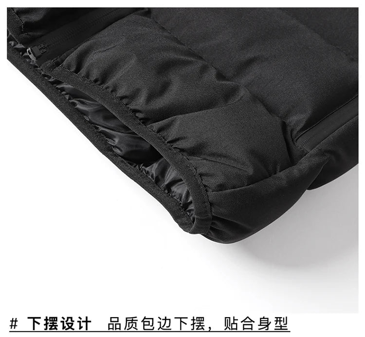 Gilet da Uomo con Colletto Rialzato Mandarino Elegante e Casual per Abiti Autunnali Invernali Spesso Caldo