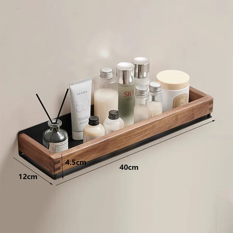 Mensole Da Bagno In Legno Scaffale Portaoggetti Da Parete Organizzatore Per Bagno Cucina E Casa Sopra Il WC