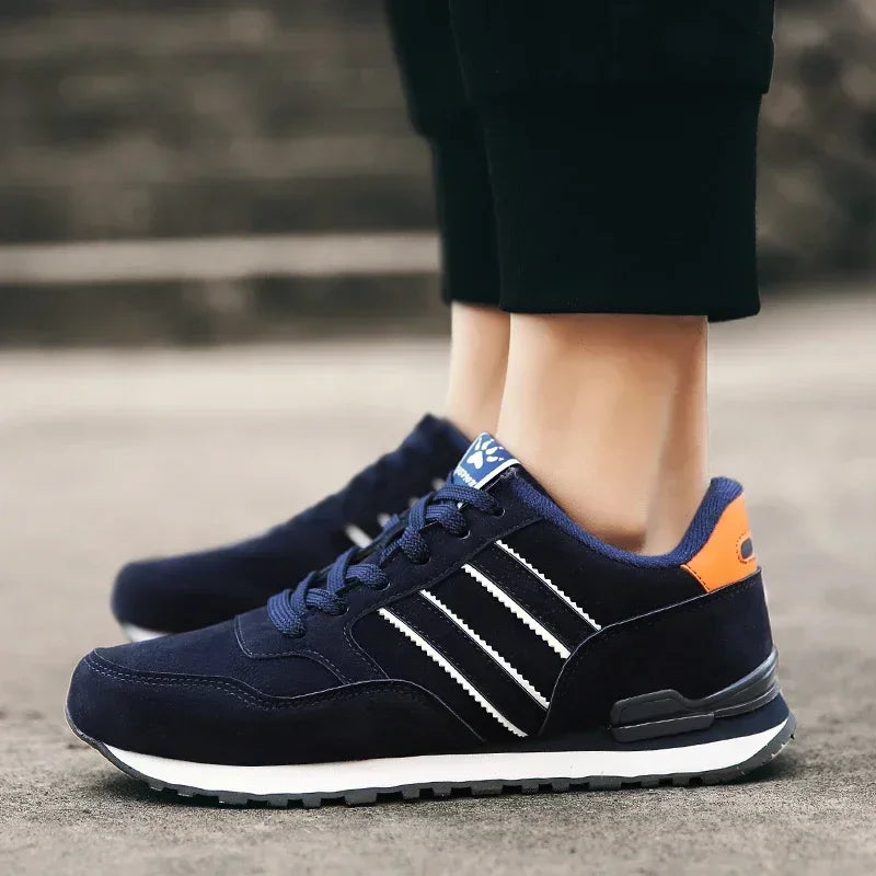 Scarpe Da Ginnastica Da Uomo In Pelle Di Alta Qualità Traspiranti Scarpe Casual Piatte 2022 Nuove