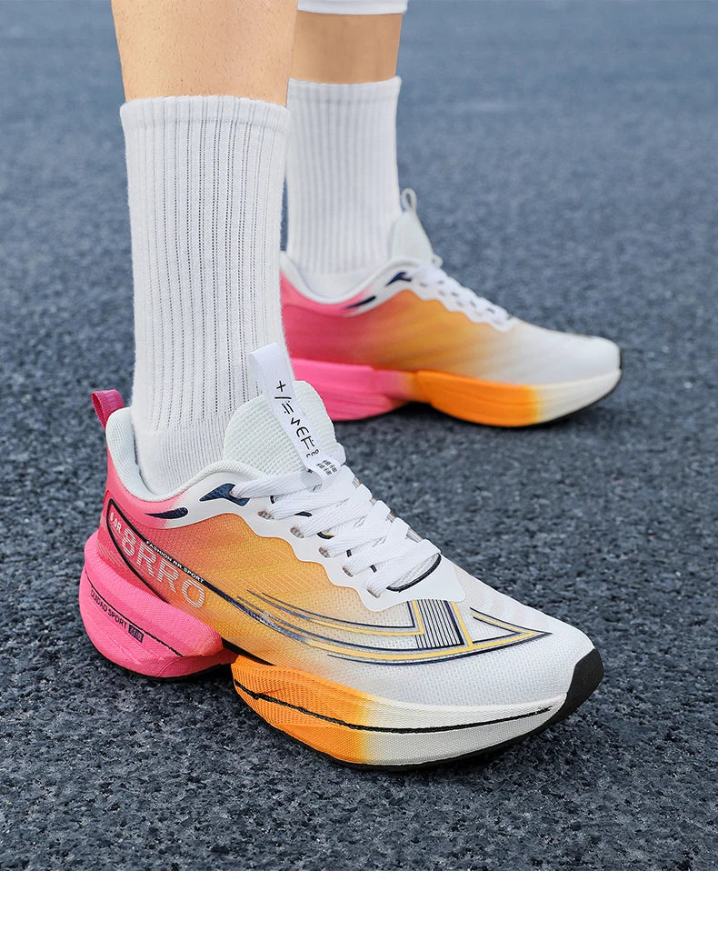 Scarpe da Corsa Sportive Unisex per Maratona Traspiranti Leggere Comode Sneakers Atletiche con Ammortizzazione ad Aria