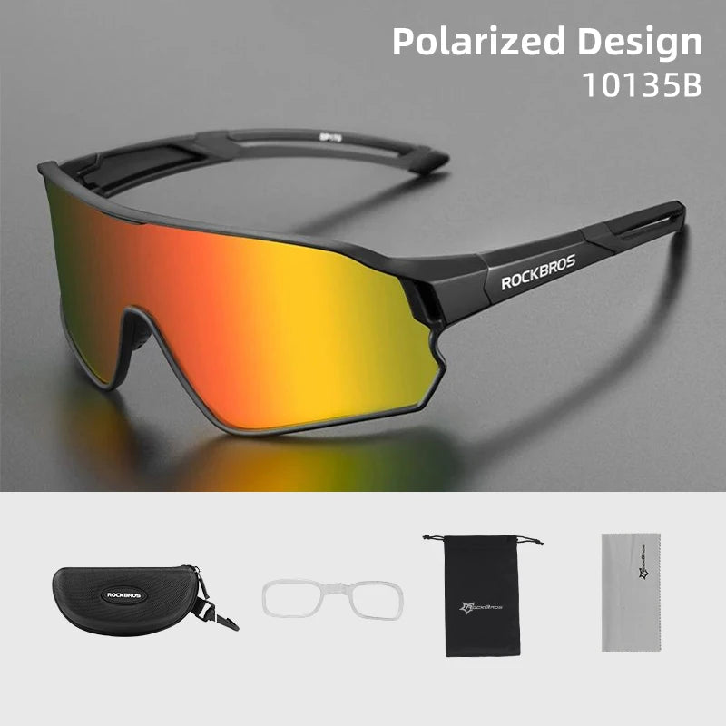 Occhiali Polarizzati Rockbros Da Sole UV400 Sport All Aperto Ciclismo Escursionismo Campeggio Golf