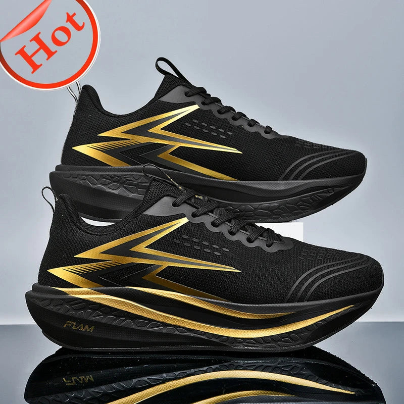 Scarpe Da Corsa Uomo E Donna Leggere Traspiranti Per Maratona Con Bordo In Carbonio Scarpe Sportive Di Tendenza