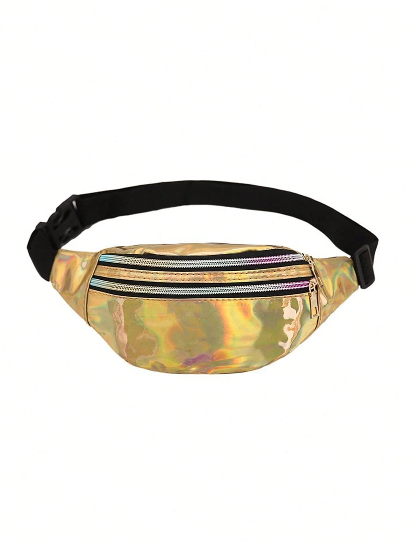 Marsupio Borsa Da Cintura Olografico Laser Designer Per Ragazze Unisex Glitter Spalla Festa Viaggio