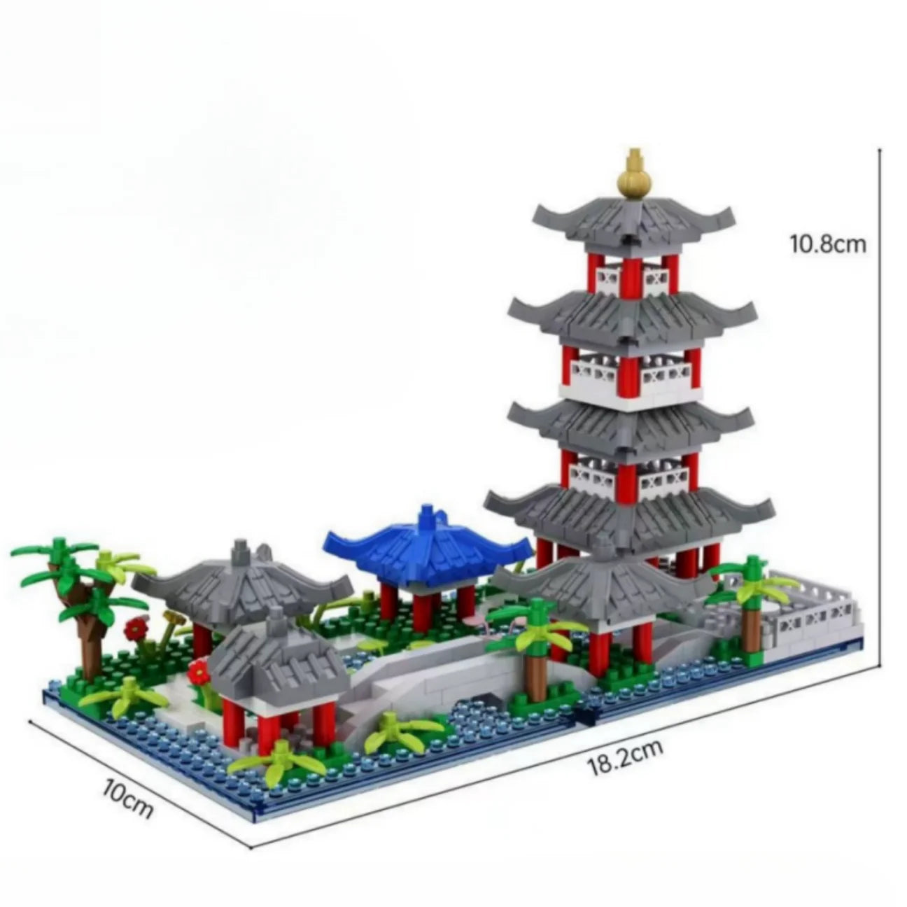 Giocattoli Educativi Blocco Di Costruzione In Stile Cinese Antico Edificio Street View Compatibile Con Lego