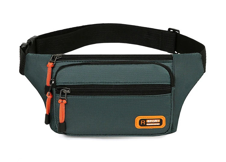 Marsupio da Uomo Impermeabile Unisex Borsa a Tracolla per Corsa e Attività Leggero e Resistente