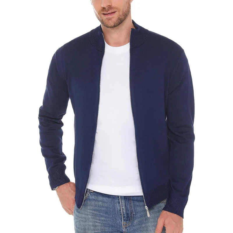 Cardigan Da Uomo Con Cerniera In Poliestere Caldo Animal Game Streetwear Per Look Moderno Autunno Inverno