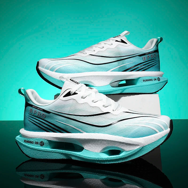 Scarpe da Corsa con Piastra in Carbonio per Maratona Unisex Traspiranti e Leggere Antiscivolo Sneakers Atletiche