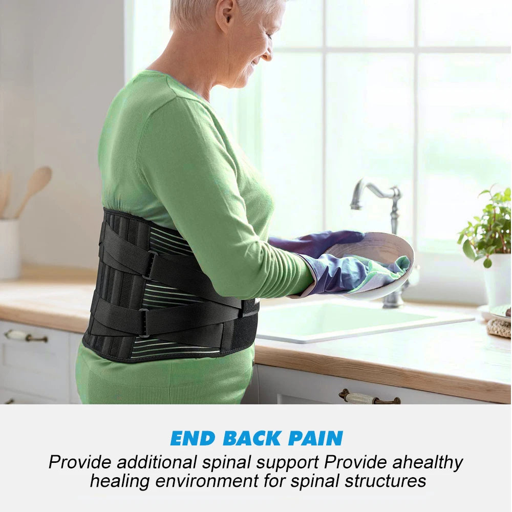 Tutore Lombare 3D Pad Rete Morbido Traspirante Tessuto Per Dolore Lombare Ernia Del Disco Sciatica
