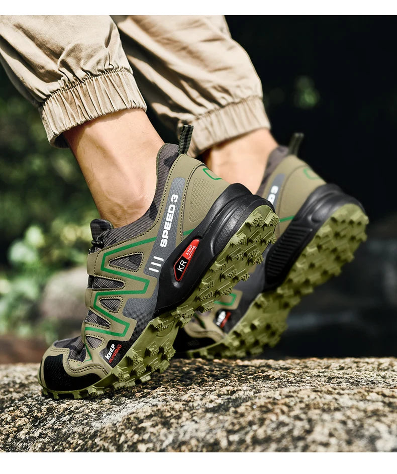 Scarpe Da Trekking Da Uomo Impermeabili E Traspiranti Per Esterni Con Lacci Per Arrampicata E Escursionismo Taglia 47