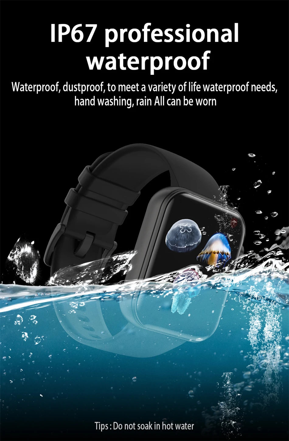 Nuovo Smartwatch Fotocamera per Uomo e Donna Registrazione Foto e Video Fitness Salute Impermeabile Chiamate Bluetooth
