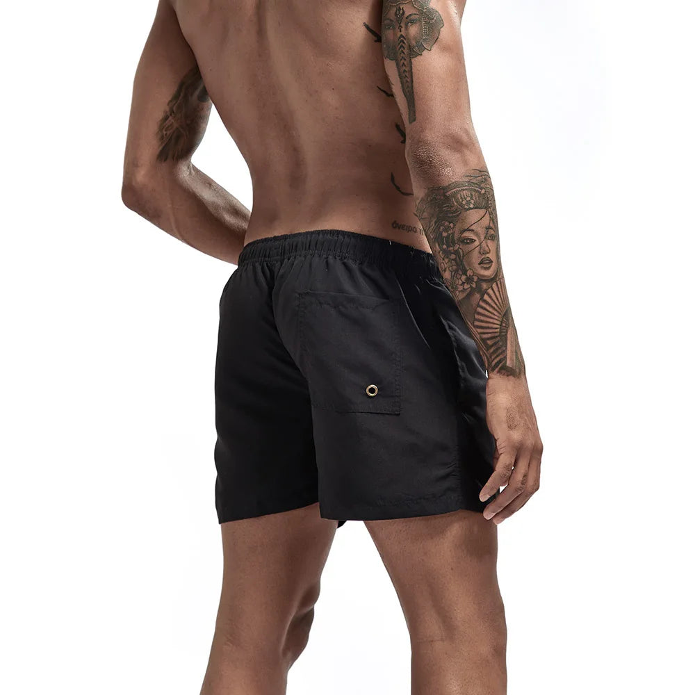Pantaloncini da Bagno da Uomo da Surf ad Asciugatura Rapida Traspiranti con Coulisse e Tasche per Spiaggia Estiva