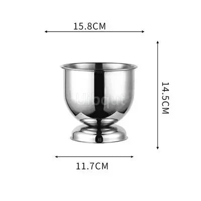 Secchiello Del Ghiaccio Dorato Creativo Per Whisky E Birra Strumenti Da Bar Per Vino Dispositivo Di Raffreddamento