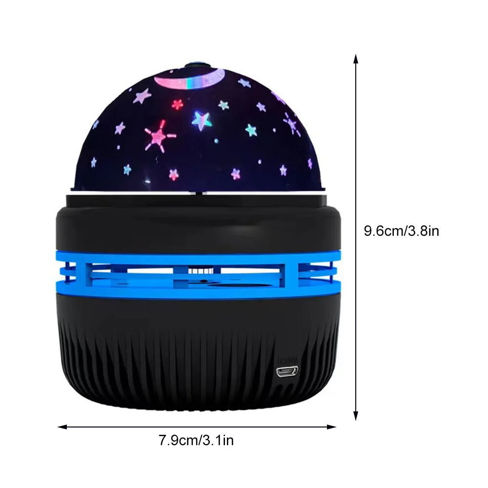 Luci Del Cielo Stellato A LED USB 5V Notturne Per Camera Da Letto Proiettore Atmosfera Decorativa Girevole A 360 Gradi