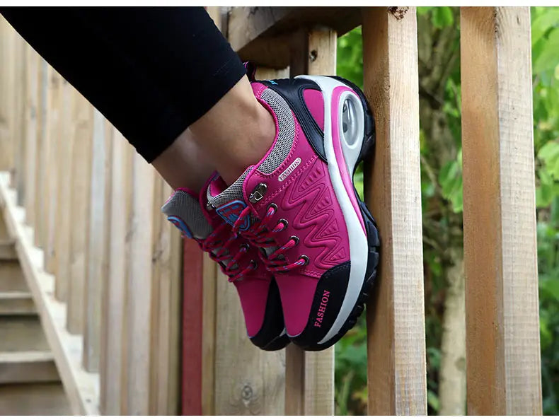 Scarpe Sportive Da Donna Con Plateau All'Aperto Escursionismo Moda Scarpe Casual Antiscivolo Da Corsa Basse Calzature