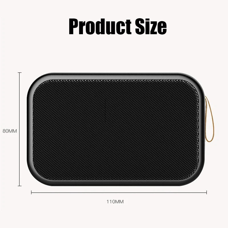 Mini Altoparlante Bluetooth Portatile 5.0 HiFi Soundbar Wireless Con Batteria Da 500 mAh Per Sport Indoor Outdoor