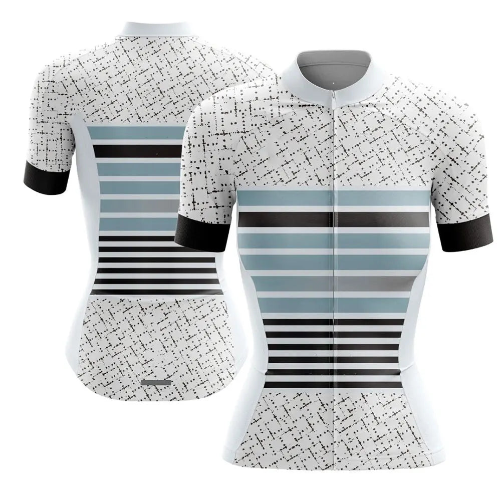 Maglia Da Donna 2025 Da Ciclismo Manica Corta Con Tasche Riflettente Traspirante Asciugatura Rapida Imbottitura Gel 19D