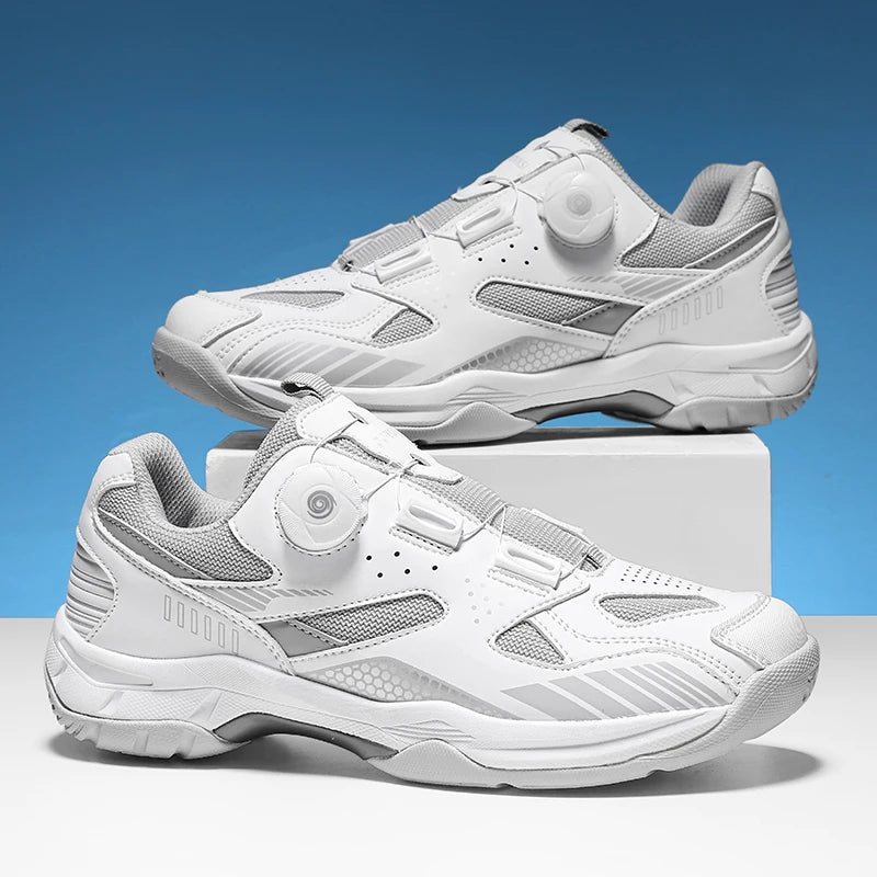 Scarpe da Badminton con Allacciatura Rapida Uomo e Donna Allenamento Ginnastica Antiscivolo Ammortizzanti Pallavolo