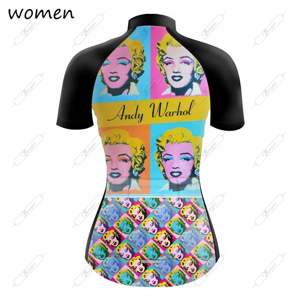 Maglia Da Ciclismo Donna Estate Premium Traspirante Team Racing Abbigliamento Da Ciclismo Maglia Da Bici Corta