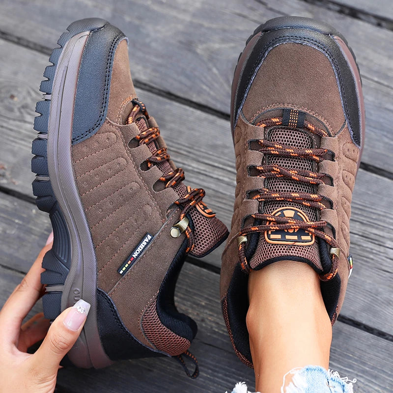 Scarpe Da Trekking Da Donna Outdoor Retro Suede Tactical Platform Antiscivolo Alpinismo Campeggio Primavera Autunno 2025