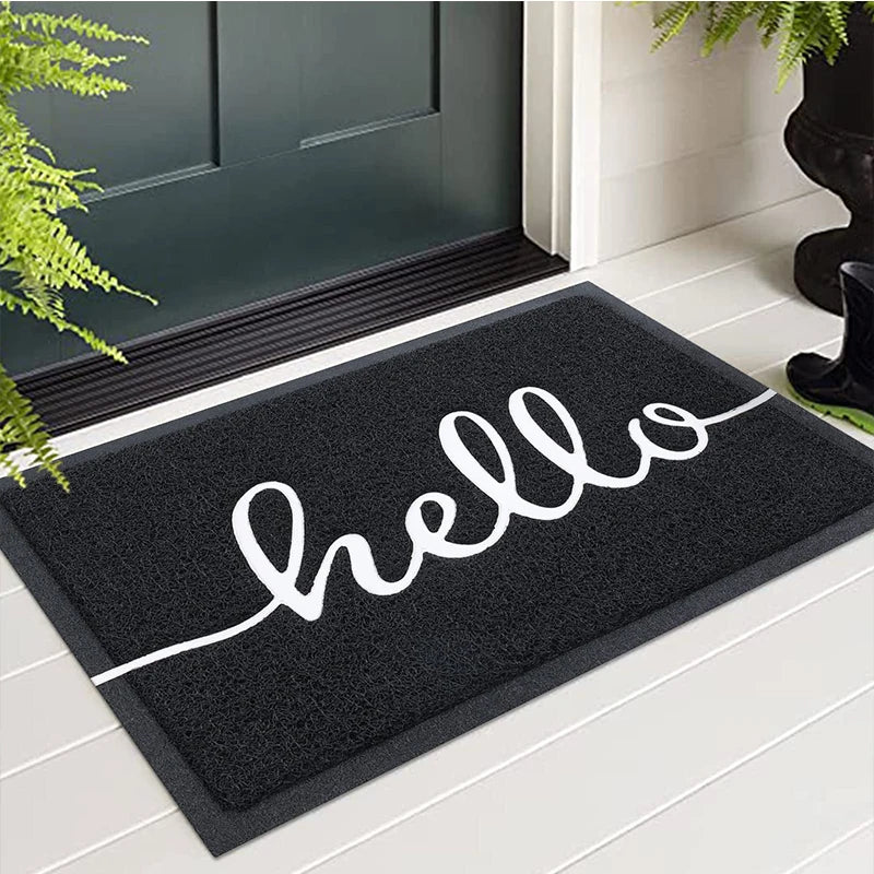 Olanly House Benvenuto Zerbino Tappetino Per Porta Antiscivolo Assorbente Resistente Allo Sporco Per Ingresso