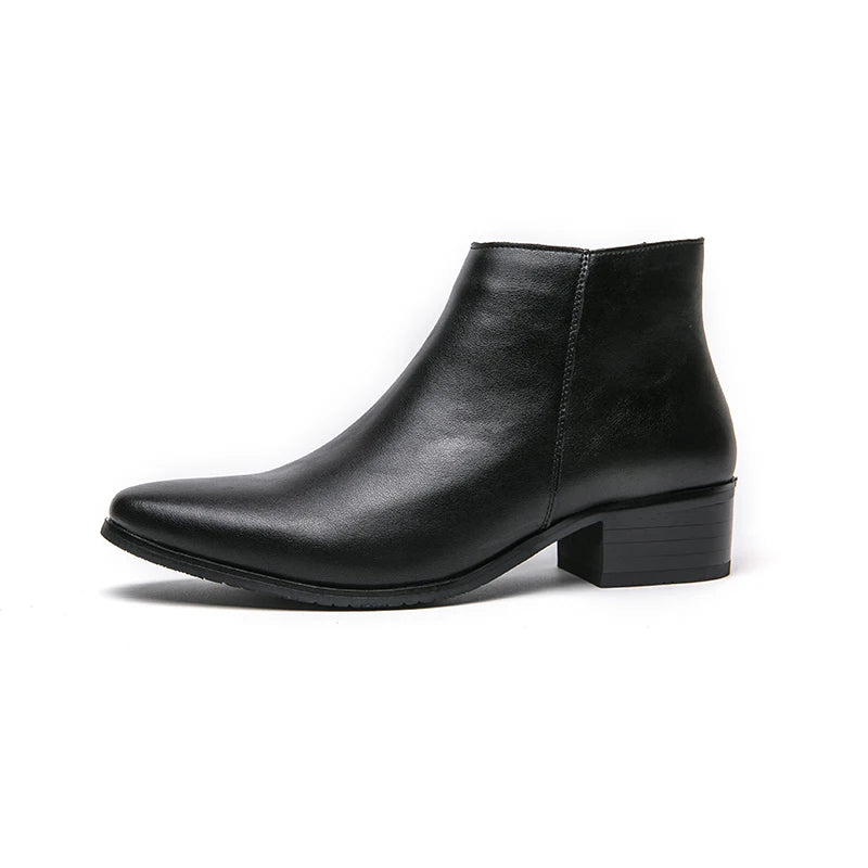 Scarpe Da Uomo Stivaletti Chelsea Impermeabili In Pelle Casual E Business Retrò Mocassini Classici