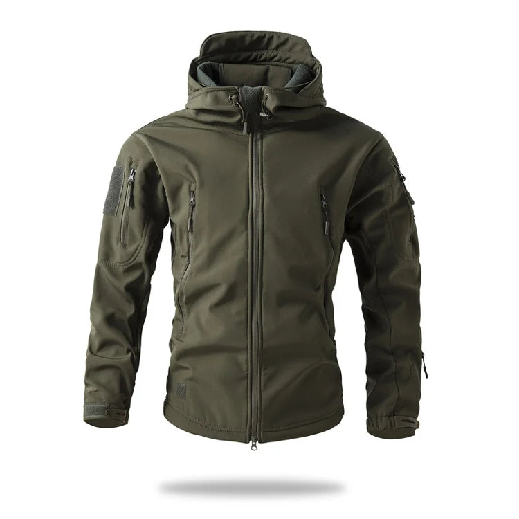Lurker Giacca Soft Shell Tattica Pelle di Squalo Uomo Impermeabile con Cappuccio Mimetica Esterno da Caccia Autunno
