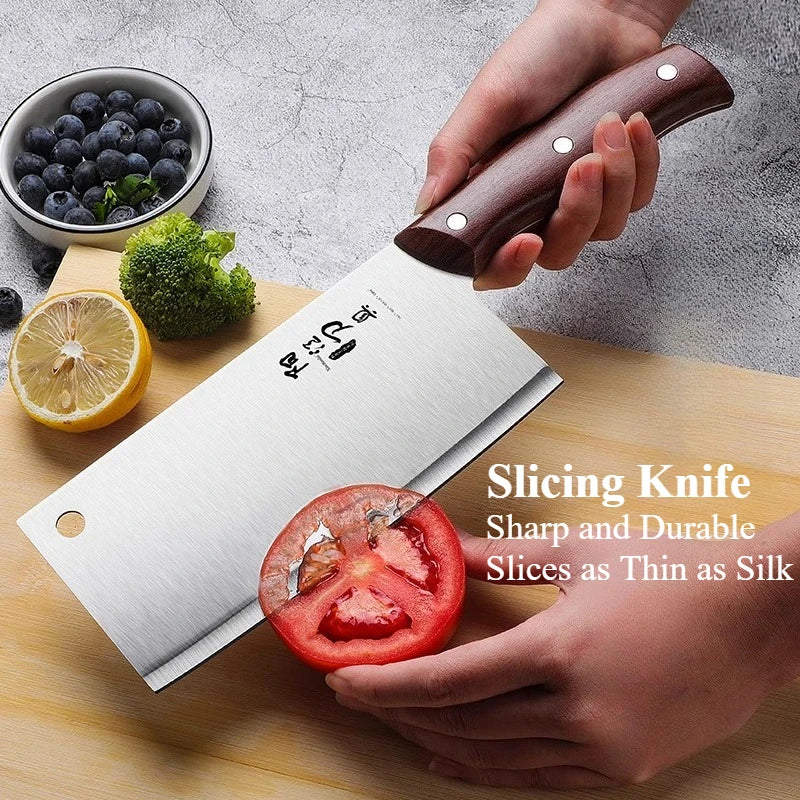 Coltello Da Cucina Multiuso In Acciaio Inossidabile Ultra Affilato Per Uso Domestico Affettare E Tagliare Carne